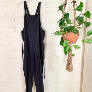 Grey linen overalls size small